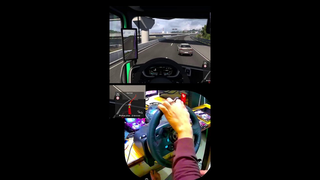 Head Tracking | ETS 2 Live | Realistic truck simulator | Logitech G29