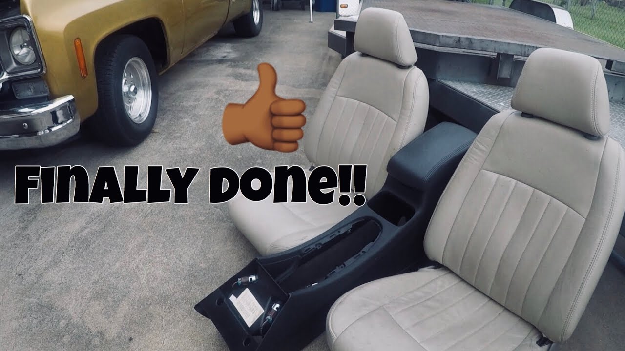 Custom Seats & Console Installation // G-Body Malibu