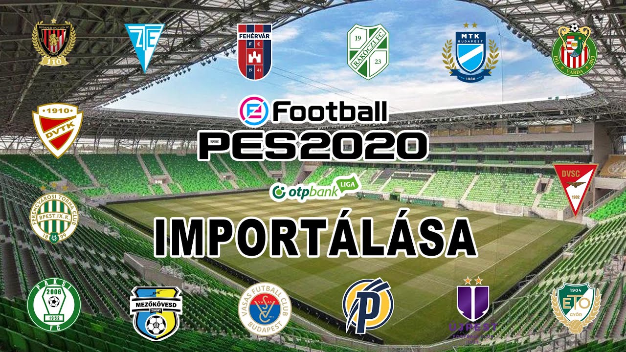 Pes 2020 OTP Bank liga importálása PS4