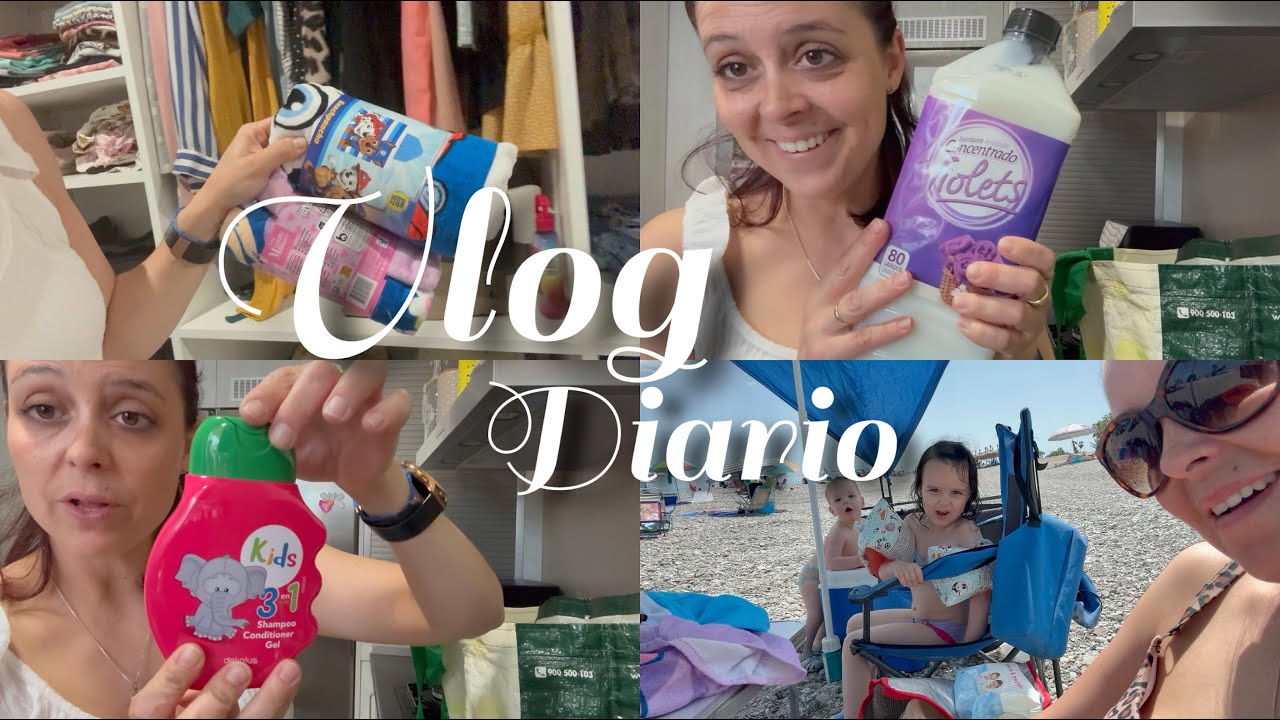 COMPRA en LIDL + MERCADONA 🔴 RECOMENDACIÓN PARA NIÑOS ‼ PRIMER DIA DE PLAYA🏖