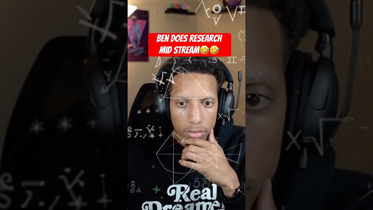 Ben does research mid stream #funny #rdclive