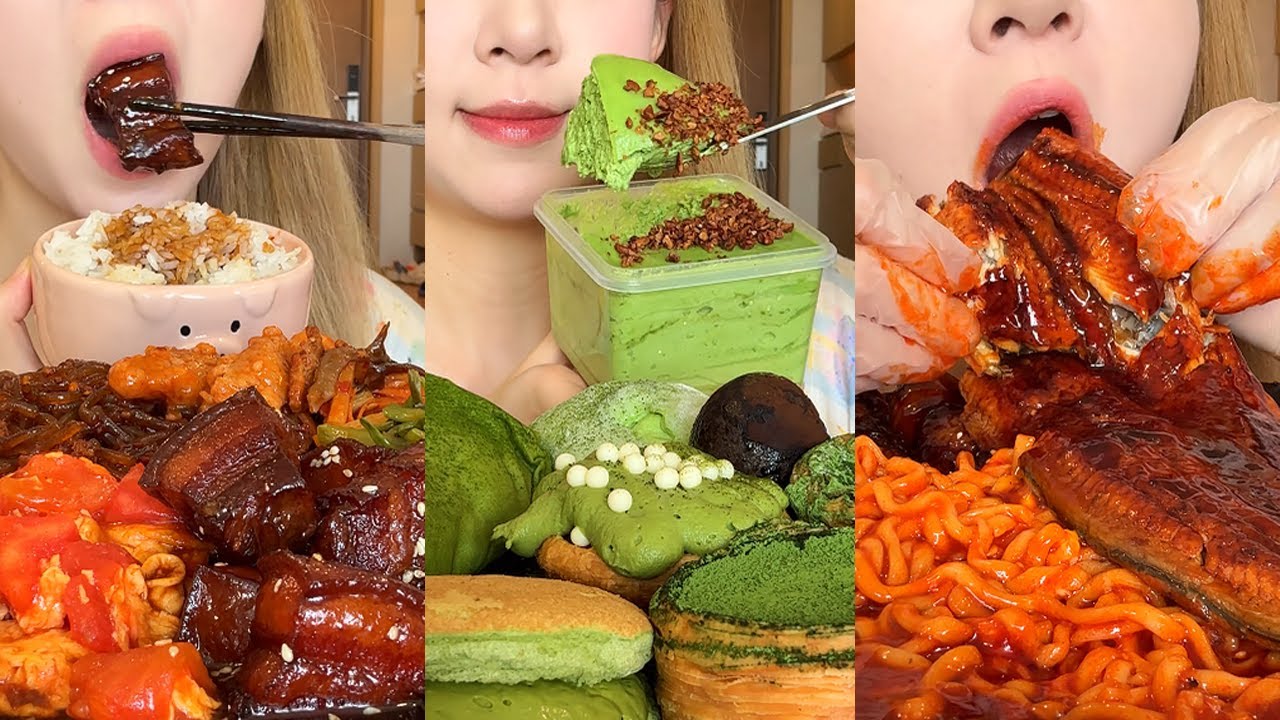 The first bite fell, which tasted like a heartbeat.#food #mukbang #collection