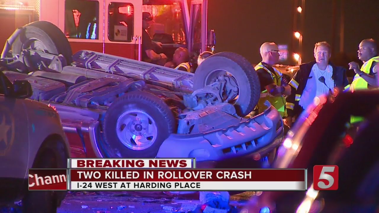 2 Killed In Crash On I-24 At Harding Place
