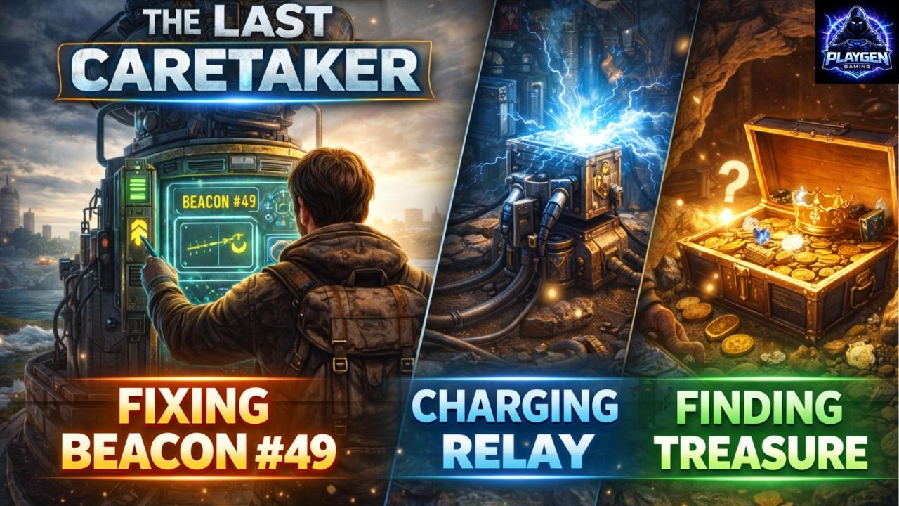 Beacon 49 Is Online… And I Found a Secret Treasure | The Last Caretaker (No Commentary)