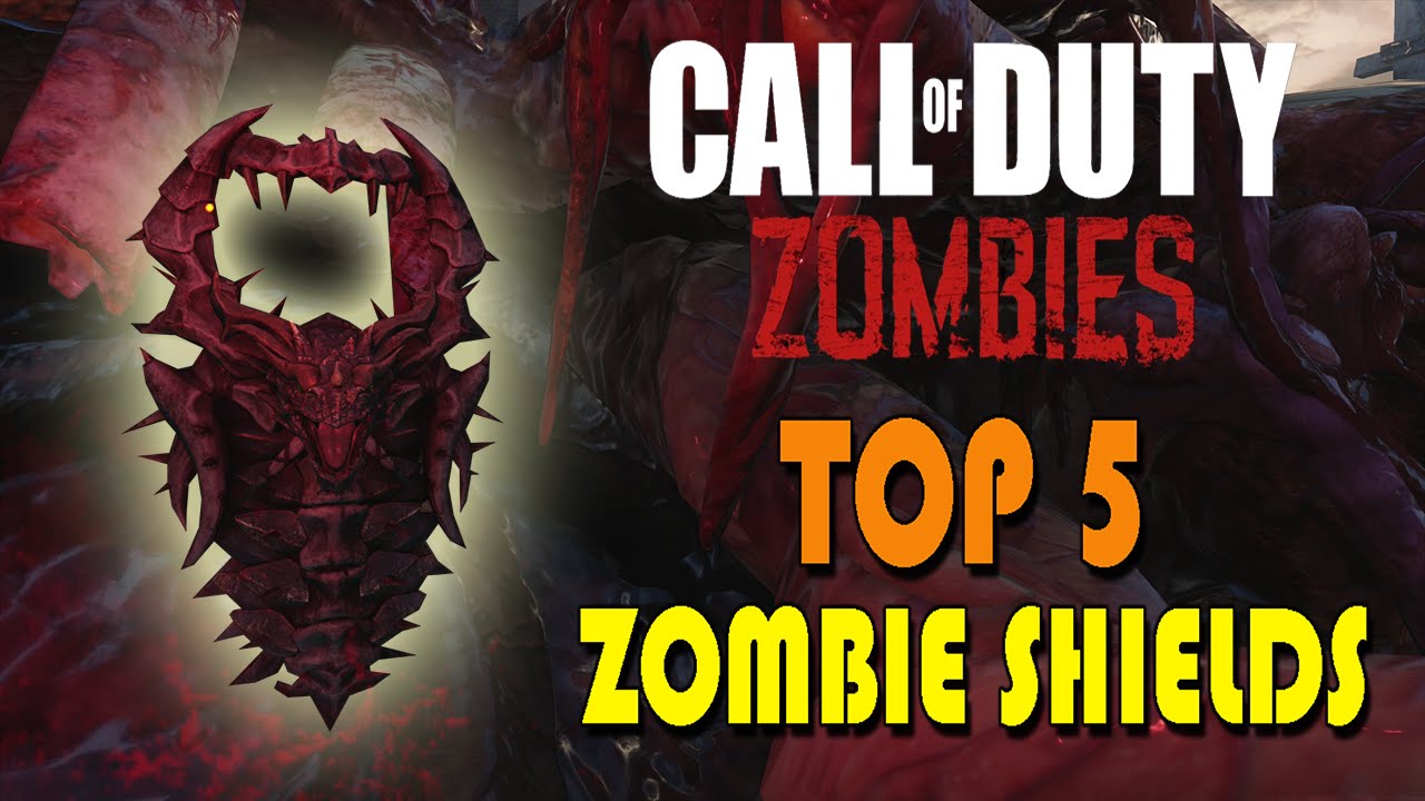 TOP 5 ZOMBIE SHIELDS! (Call of Duty Zombies)