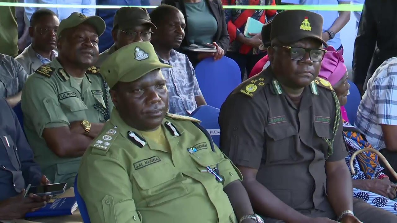 UWEKAJI JIWE LA MSINGI HOSPITALI YA WILAYA YA MWANGA