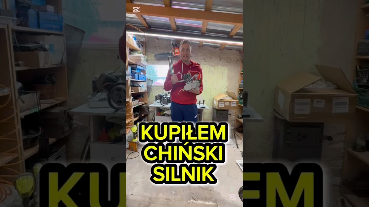 KUPIŁEM CHIŃSKI SILNIK cz.1.       #chiński #silnik #CHIŃCZYK #diy #viral