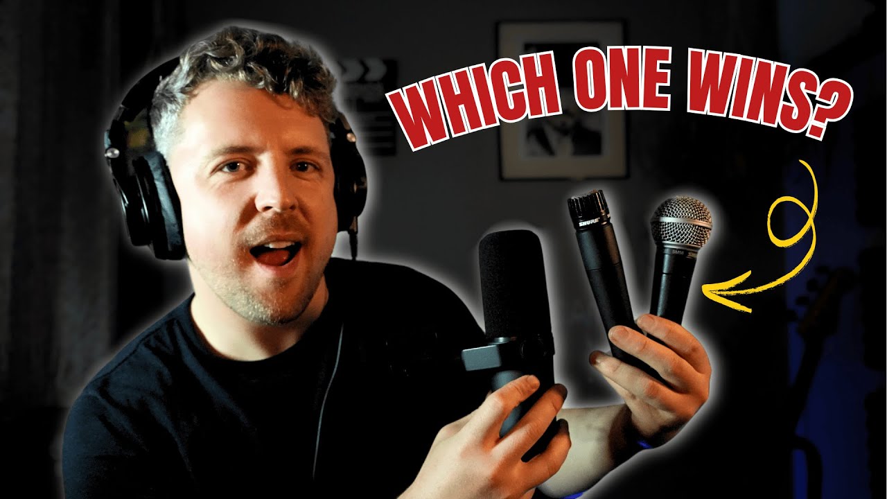 Лучший вокальный микрофон? Shure SM7B против SM57 против SM58 &mdash; какой из них лучший?