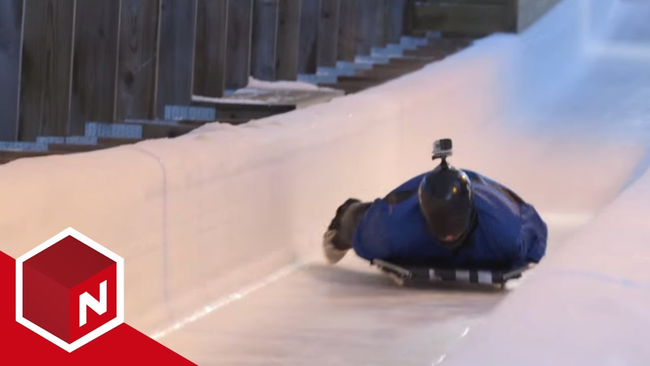 Kjetil gruer seg til å ake skeleton | Aamodt og Kjus på bortebane | discovery+ Norge