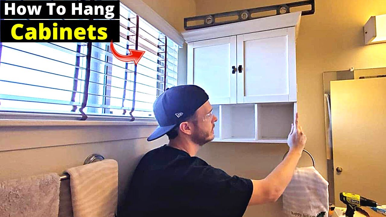 How To Hang a Bathroom Wall Cabinet