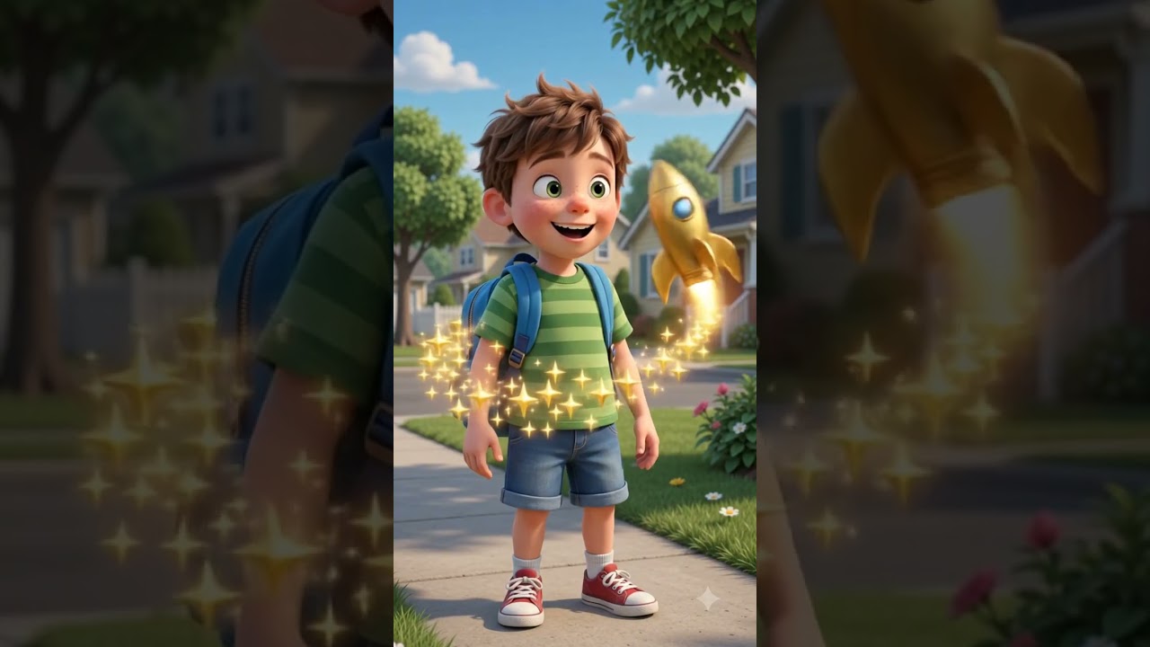 🚀 The Rocket In His Backpack?! 😱✨