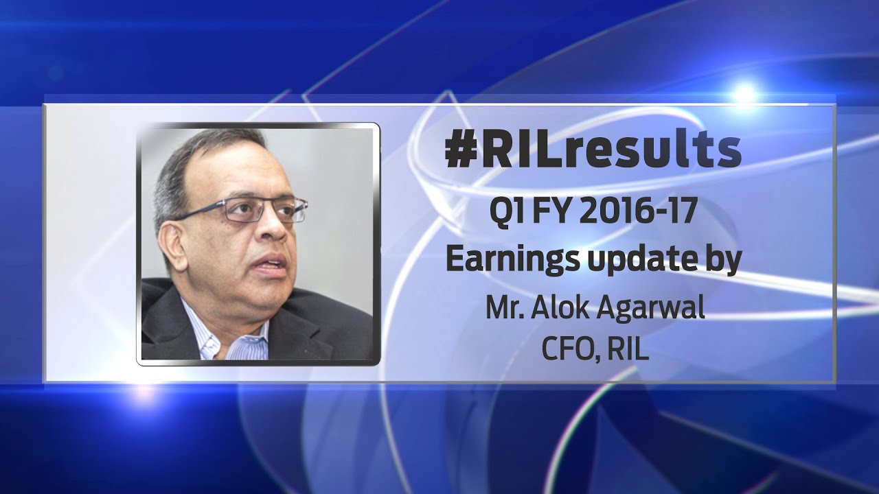 #RILresults Earnings Update Q1 FY2016-17