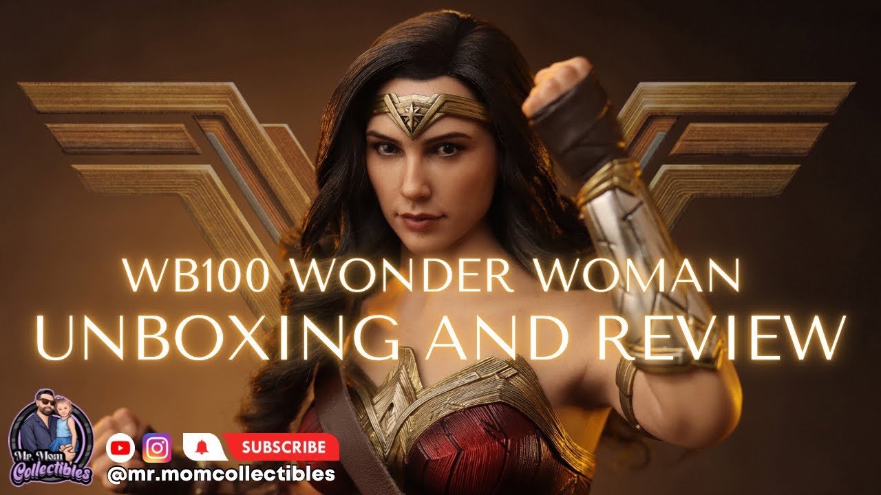 Hot Toys WB100 Wonder Woman 1/6 Unboxing & Review 4K