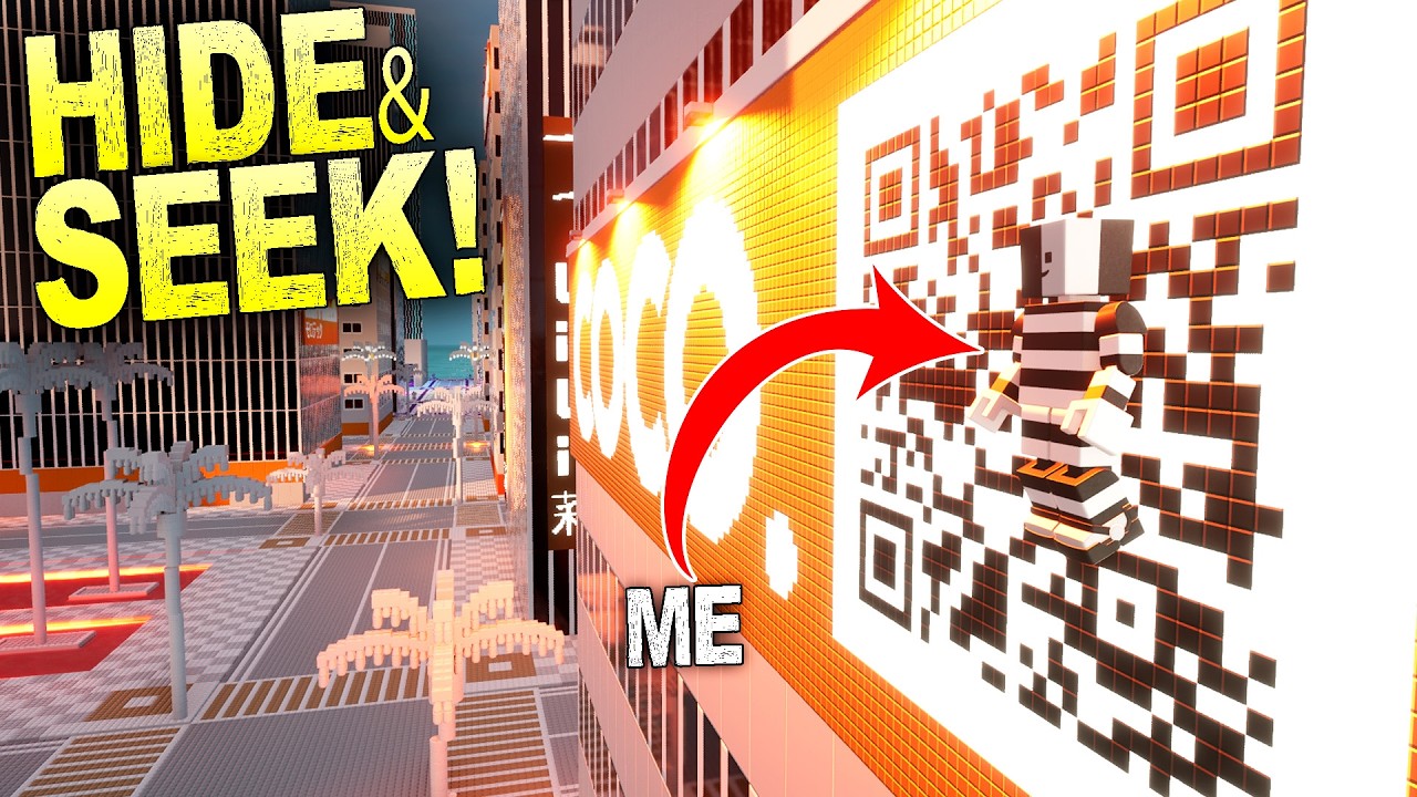Я превратился в QR-код в игре в прятки!