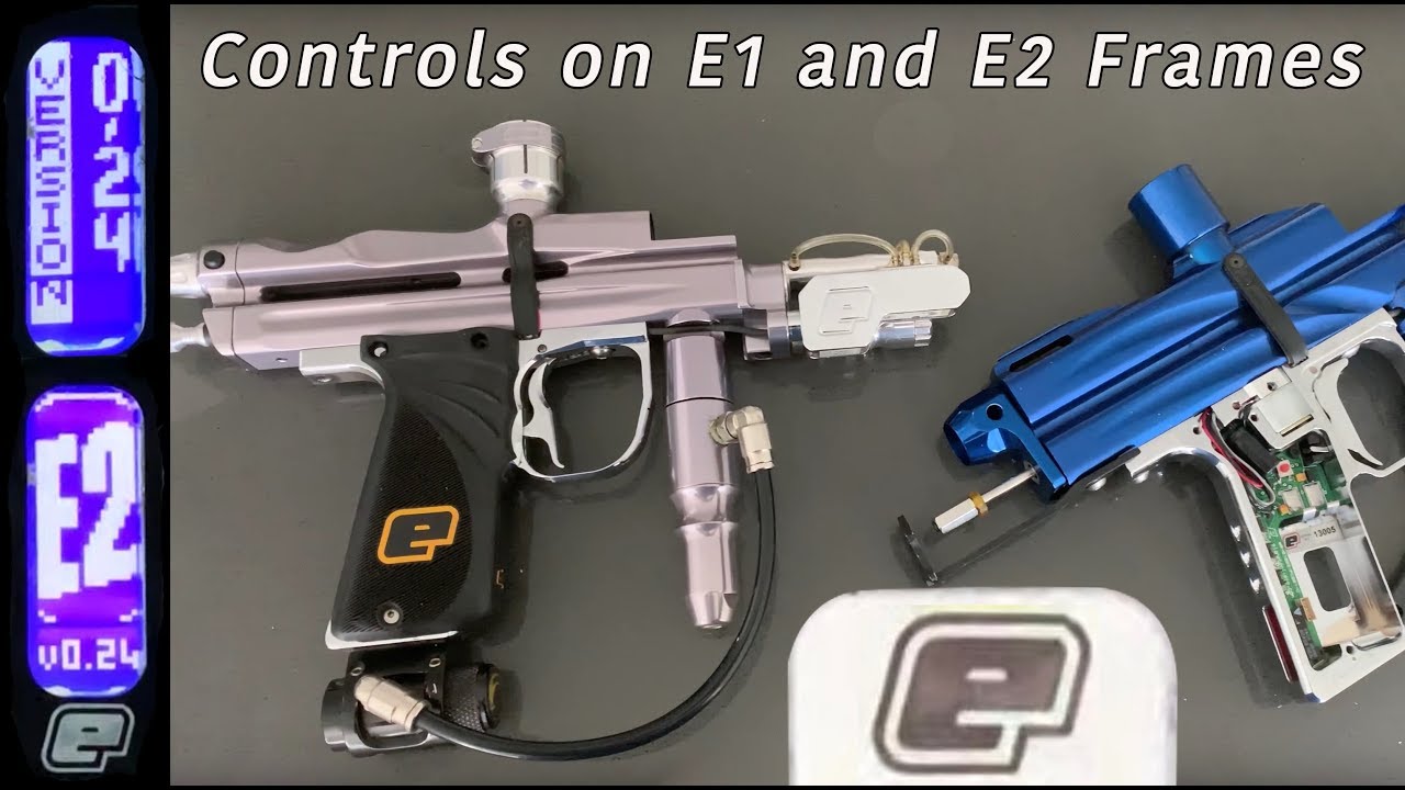 Planet Eclipse E2 E1 Autococker Frame Menu Options