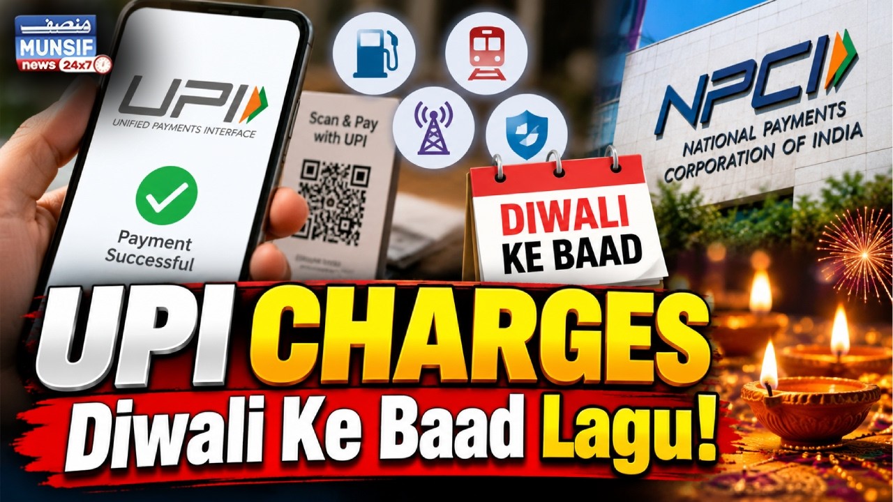UPI Par Naye Charges Filhal Tal Gaye! 15 October Ka Faisla Muattal | Diwali Ke Baad Honge Laagu!