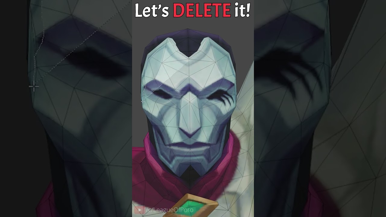 I REMOVED Jhin's mask! #Shorts