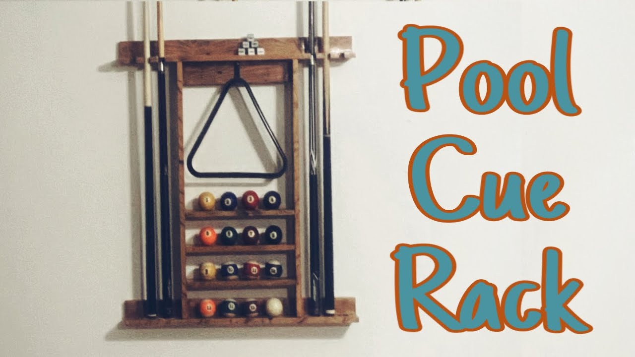 Soporte para palos de billar  🎱  Pool Cue Rack