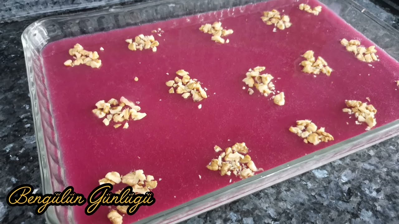 EN KOLAY TATLI ✅İki Renkli Tatlı / Sütlü Tatlı Tarifi / Bordo & Beyaz 