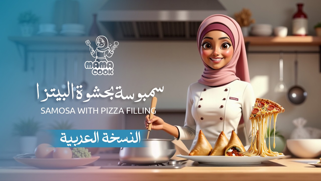 سمبوسة بحشوة البيتزا في دقائق || النسخة العربية