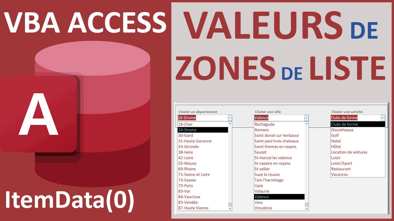 Afficher des valeurs par défaut dans des listes déroulantes