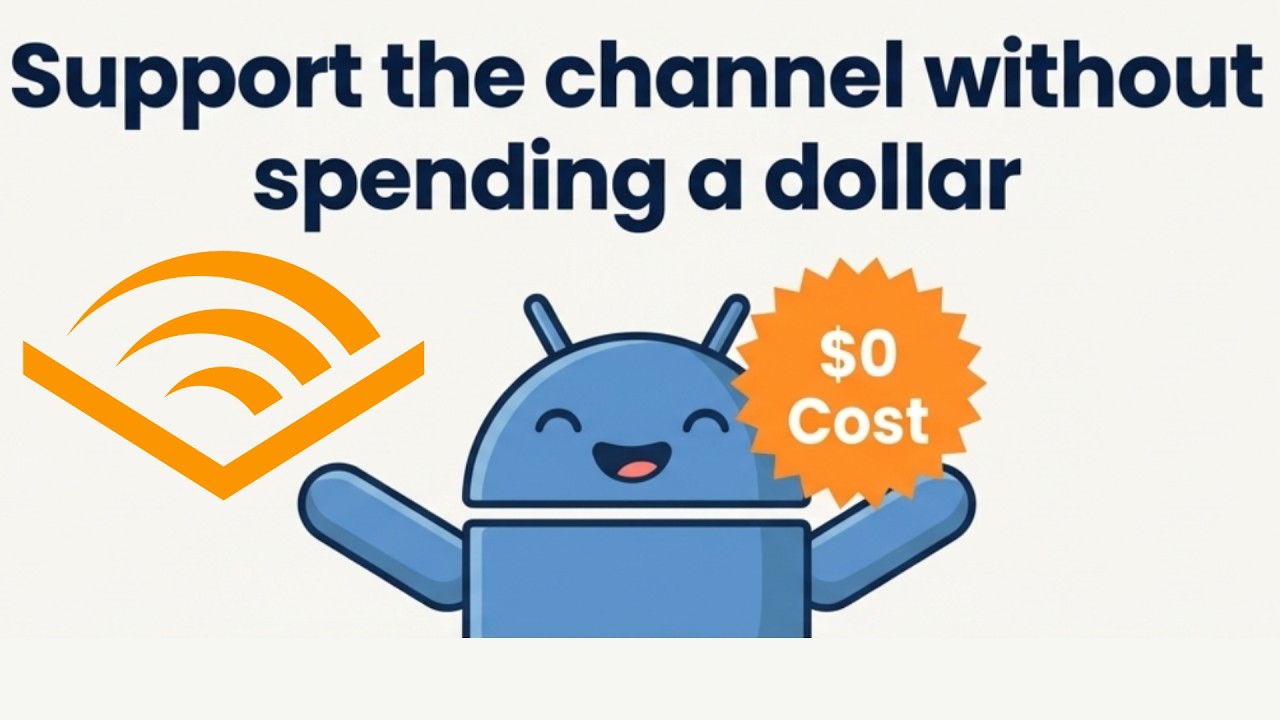 Support the Channel by Signing Up with a Free Trial of Audible