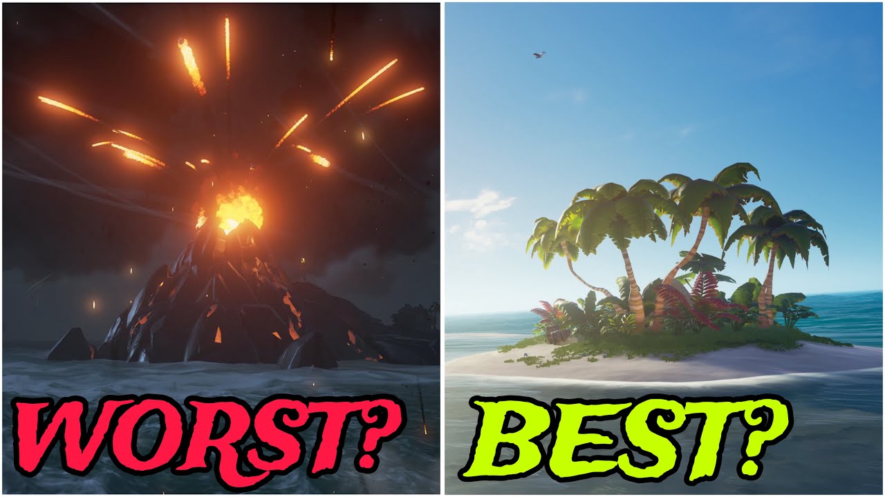 RANKING EVERY REGION IN SEA OF THIEVES...