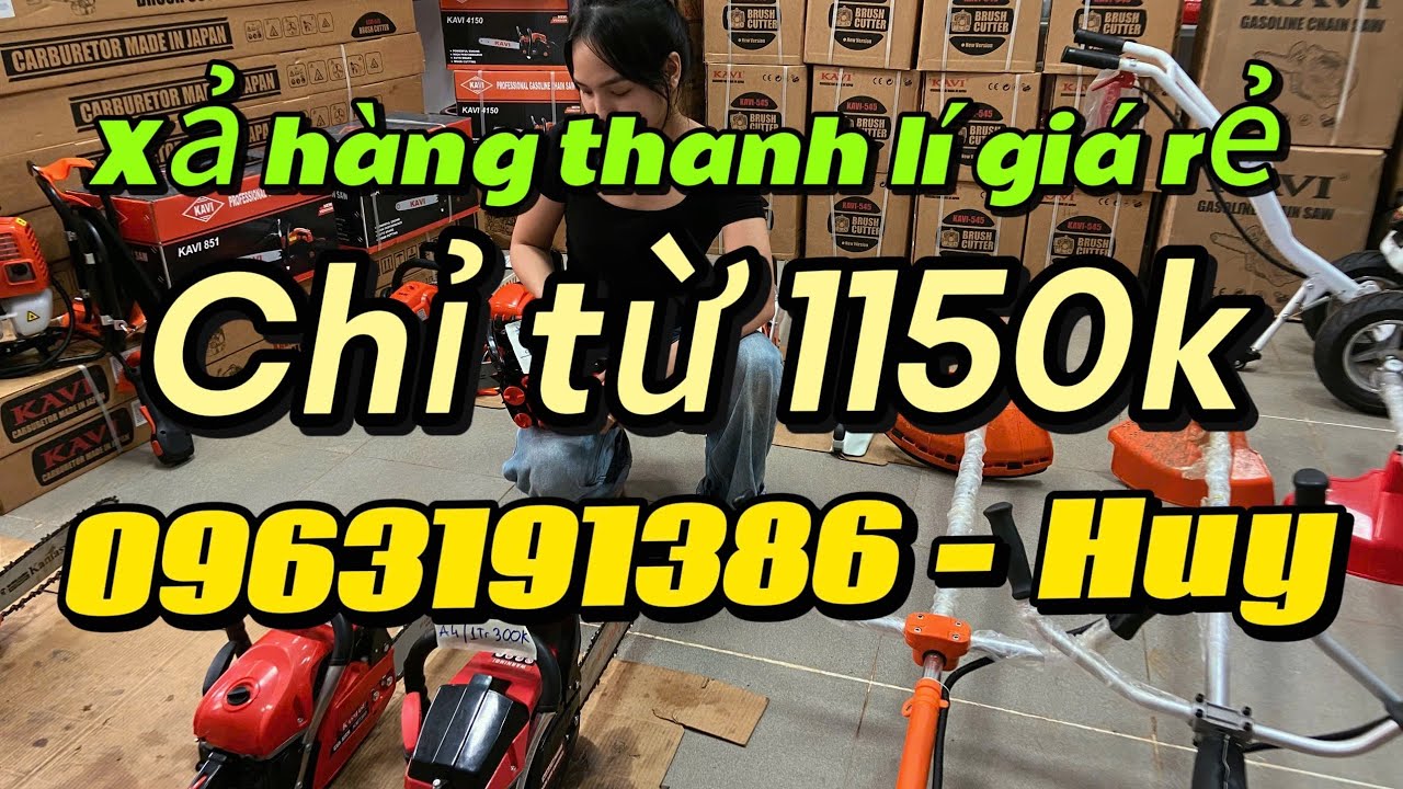TỔNG XÃ KHO MÁY CƯA XÍCH, CẮT CỎ CHỈ TỪ 1tr150k BAO SHIP TẬN NƠI LH: 0963191386 Huy