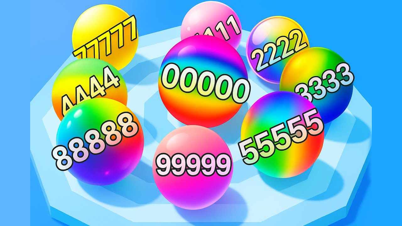 Rolling Balls Swallowing 2048 1Q 🆚 Freaky Stan 🔥 Ball Run 2048 Gameplay Walkthrough ASMR Ep-190