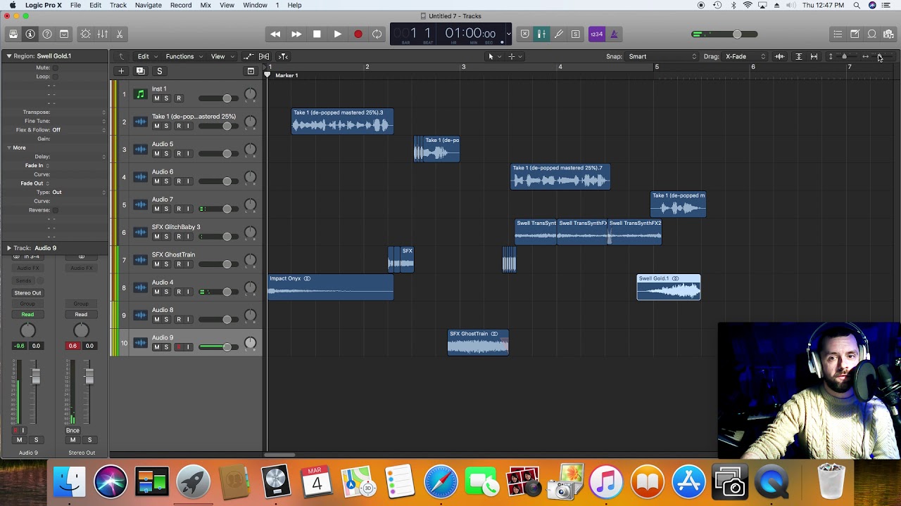 how to make a radio sweeper with multiple voice effects