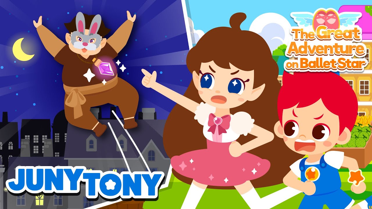 Catch Mr. Jump! | Ep. 4 | Ballet Star Adventure | JunyTony Animated Series