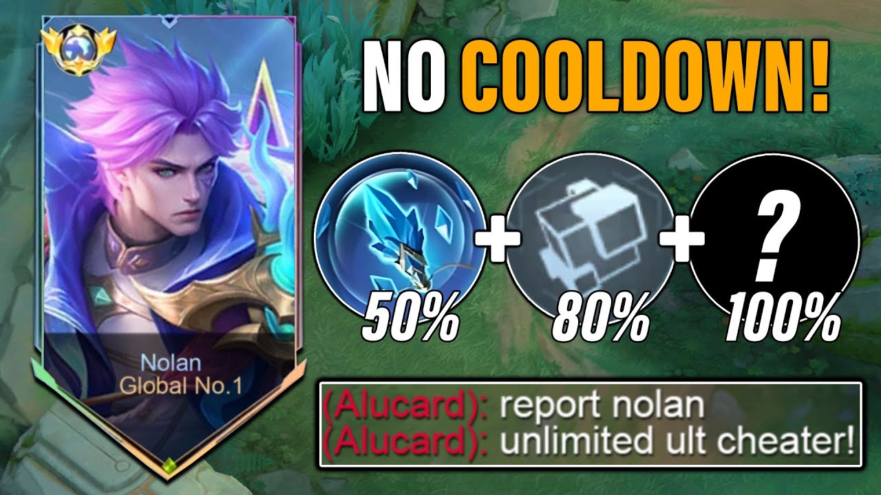 GLOBAL NOLAN LOW COOLDOWN BUILD AND EMBLEM IS SO BROKENNN! 💀 (Unlimited Skills?!) - MLBB