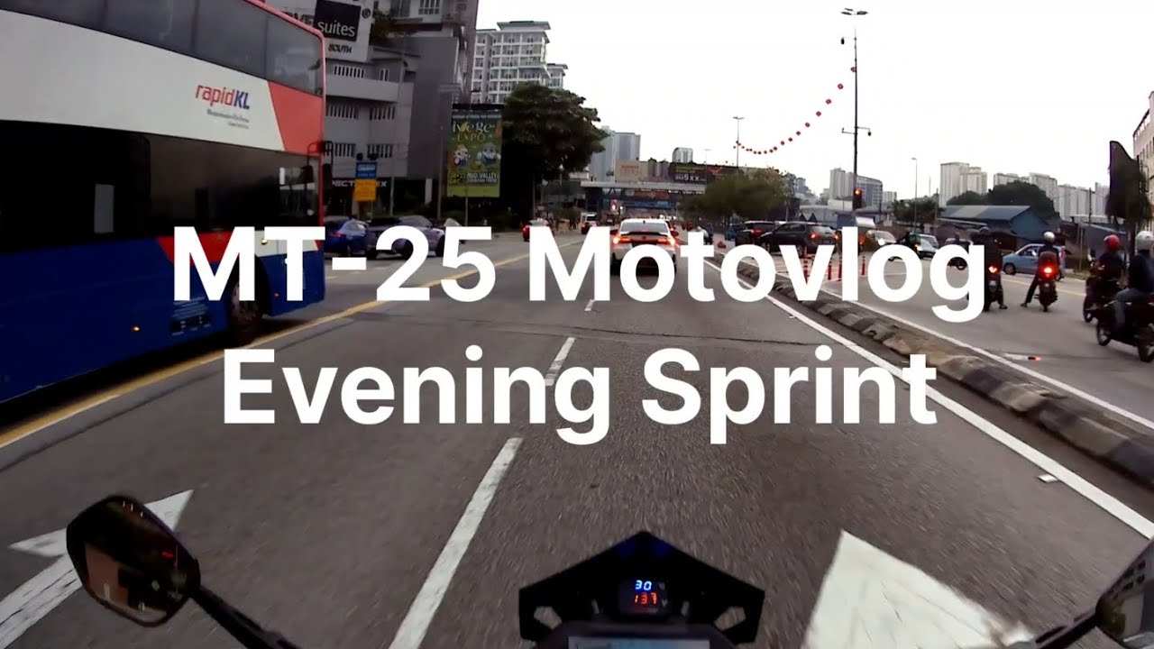 Yamaha MT-25 Motovlog: Evening Sprint