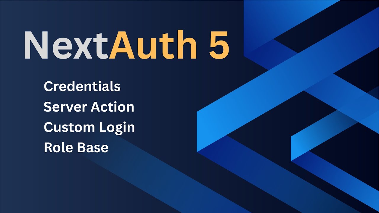 NextJS 15: NextAuth 5 (Auth.js) Demo - Basic Credentials