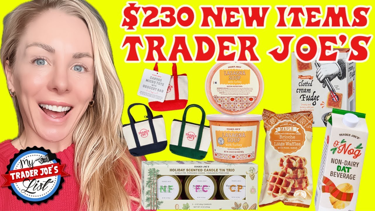 I Spent $230 on Trader Joe's NEW LIMITED TIME HOLIDAY Items! (Taste Test & Review)