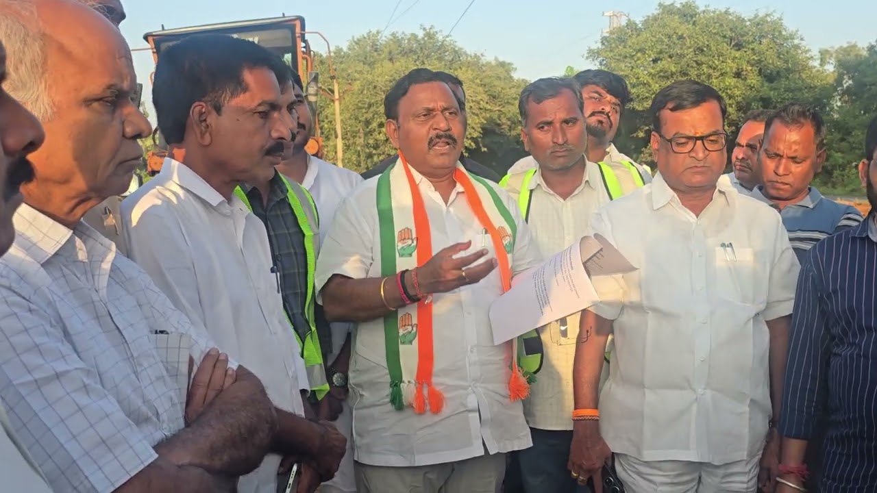 200 FEET ROAD WORK STARTED MOINABAD 