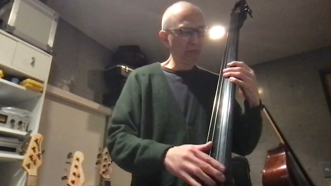 渡辺等 Hitoshi Watanabe Arr. NS-contrabass J.S.Bach Partita No 3 Gigue