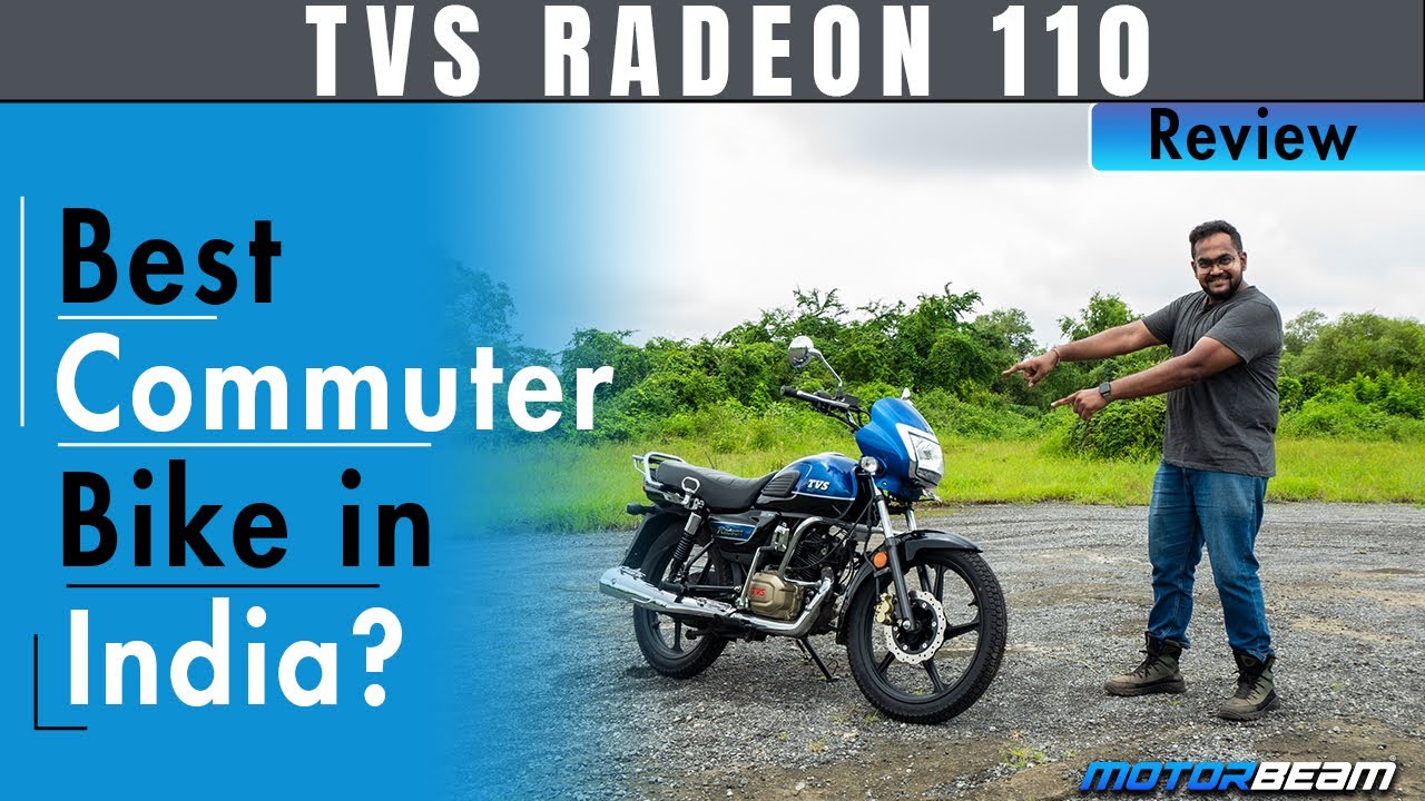 Обзор нового TVS Radeon 110 — лучший городской велосипед в Индии? | MotorBeam