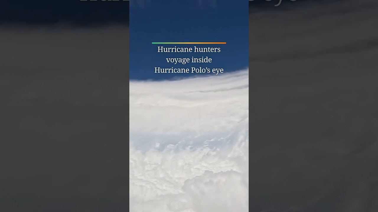 Hurricane hunters voyage inside Hurricane Polo&rsquo;s eye