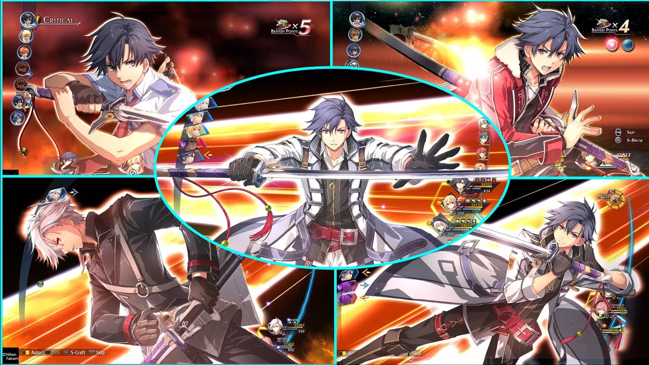 Rean Schwarzer - Eight Leaves One Blade - All Forms crafts (So far) (No Valimar Versions)