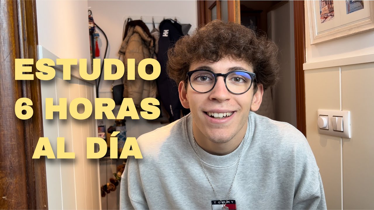 Cómo ESTUDIO 6 HORAS al día 📚🏋️‍♂️  || Estudiante de MEDICINA