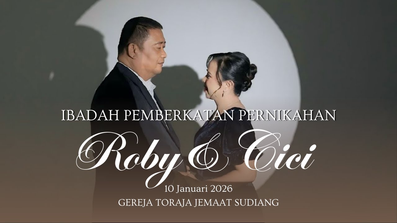 🔴[LIVE] IBADAH PEMBERKATAN PERKAWINAN//ROBY & CICI//10 JANUARI 2026