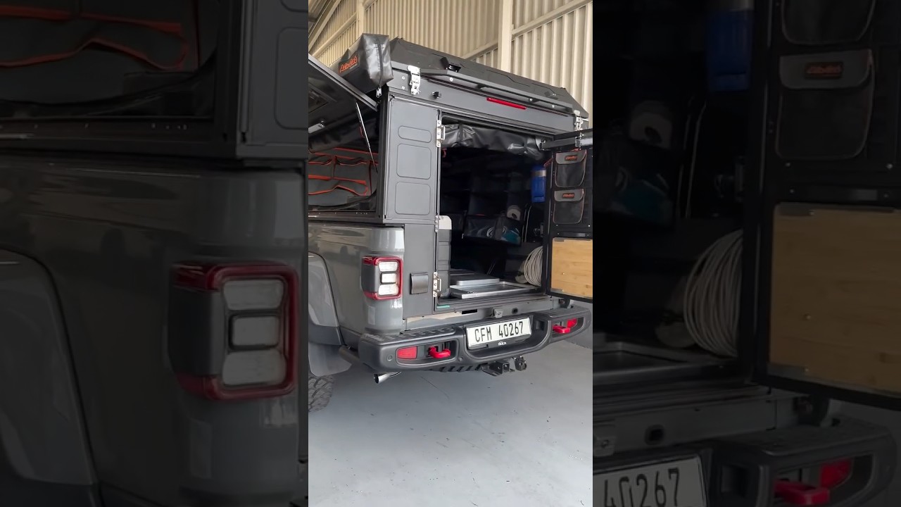 FITMENT ALERT! ModCAP Camper + Jeep Gladiator #jeep #automobile #offroad