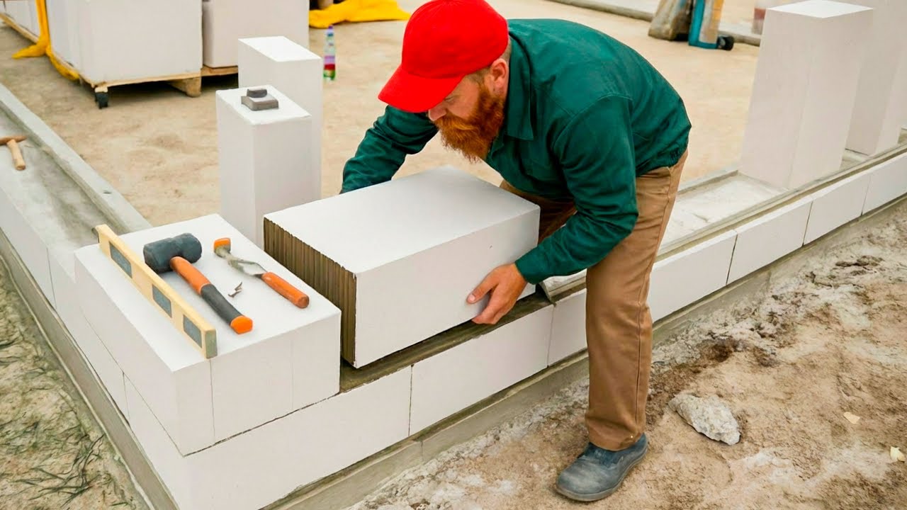 Строительство бюджетного дома из газоблока