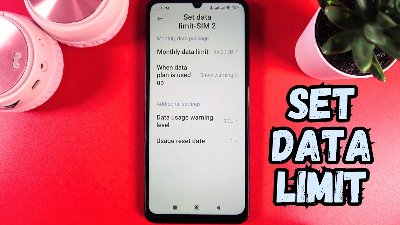 Как установить лимит мобильного трафика на Xiaomi Redmi 13C
