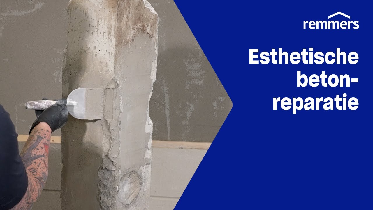 Esthetische betonreparatie met Betofix R2