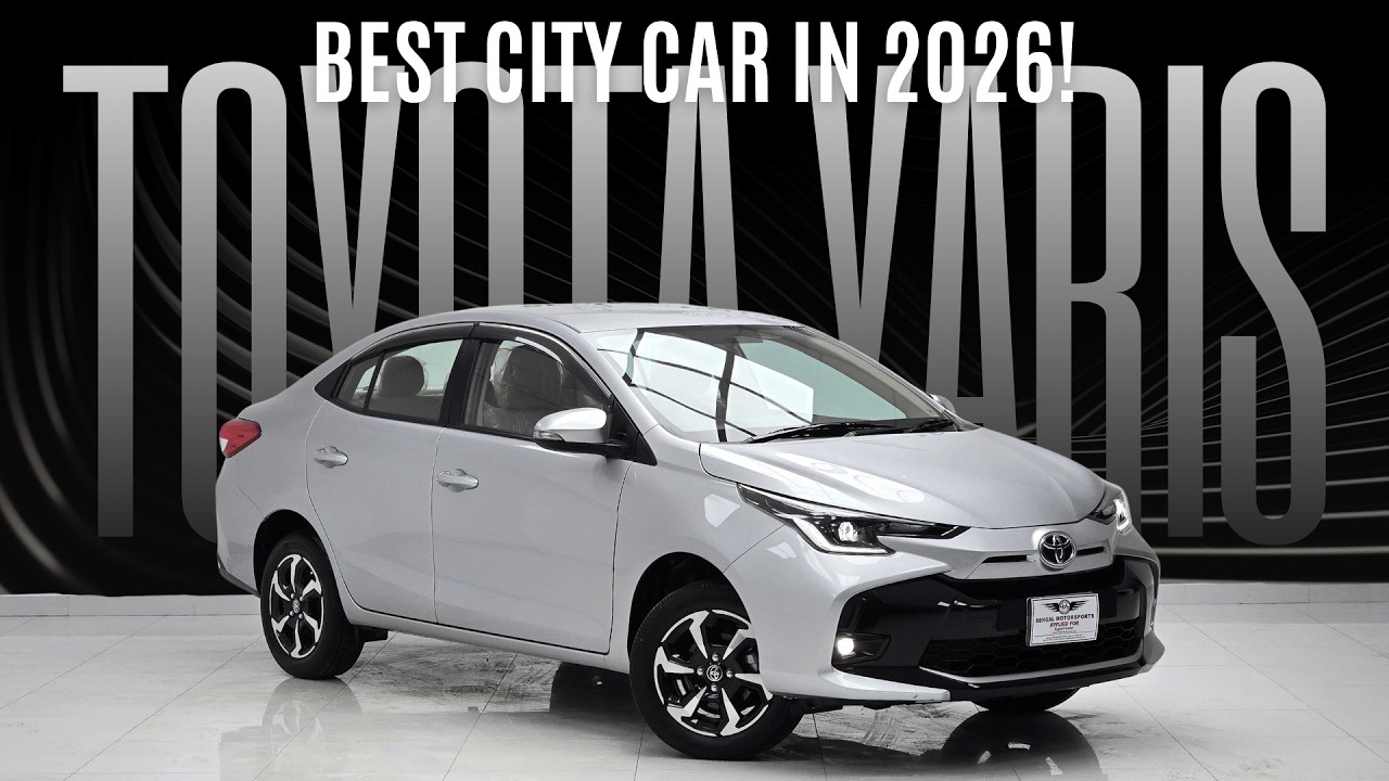 Toyota Yaris Ativ 2026. The Latest Entry Level Sedan of Pakistan.