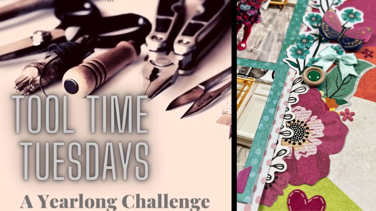 Tool Time Tuesday | Be Colorful | Scrapbook Layout Process | Simple Stories Page Templates
