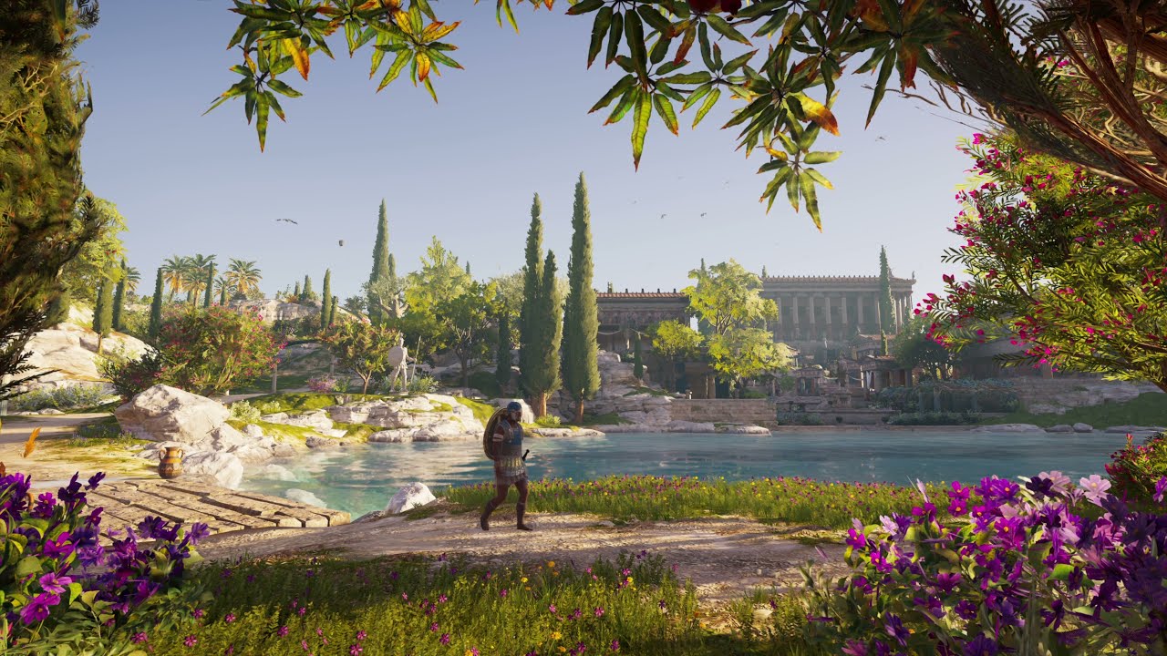 Sacred Lake Ambience - Day & Night - Assassin's Creed Odyssey