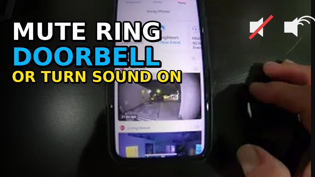Turn ON/OFF Ring Doorbell & Camera Alert Sound (Fast Guide)